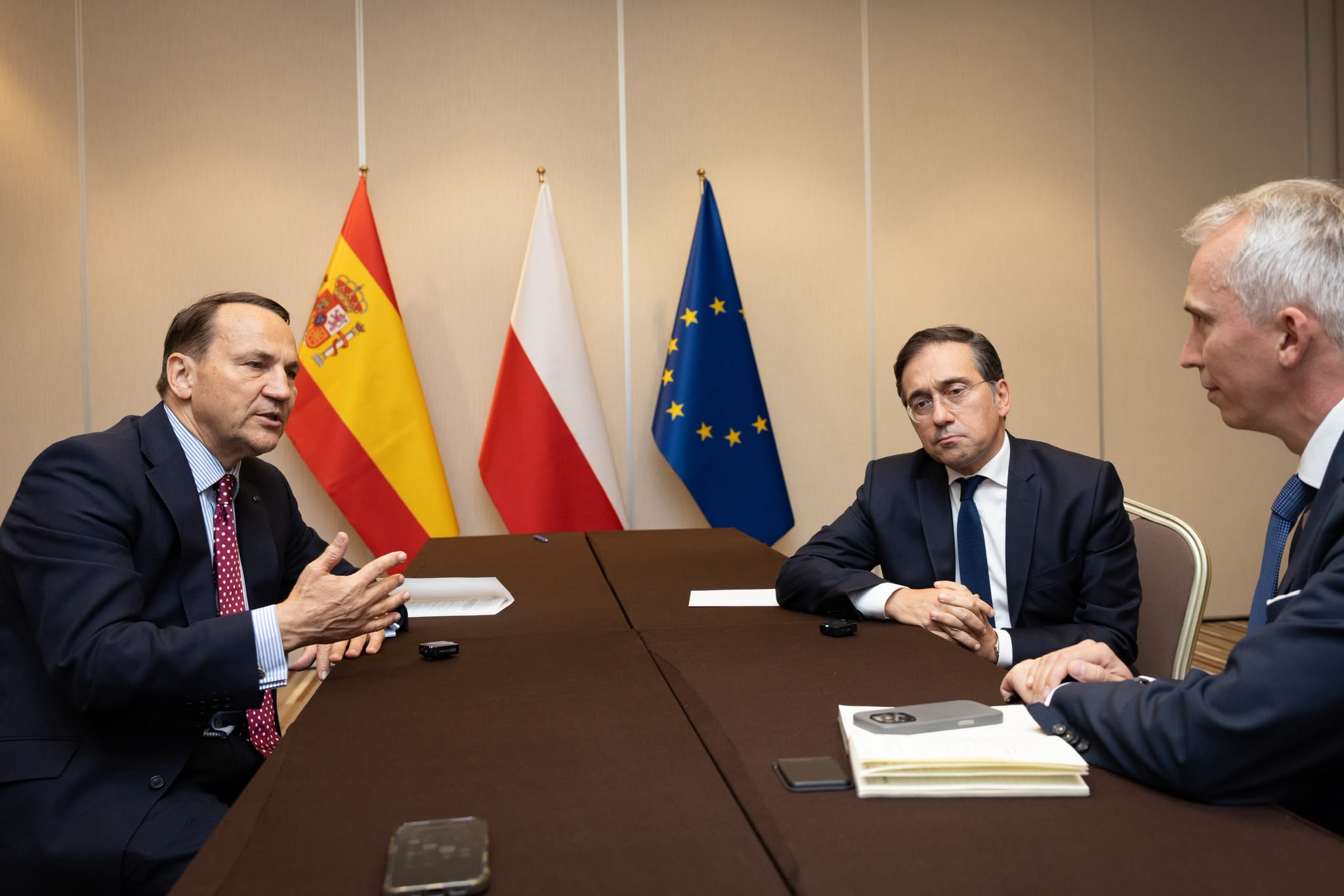 Radosław Sikorski and José Manuel Albares